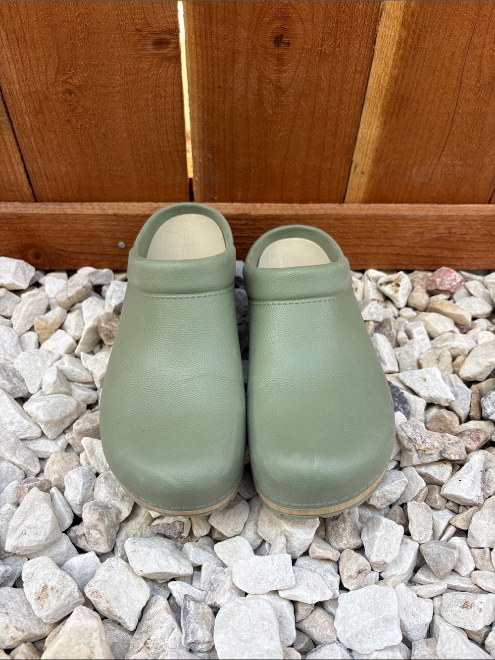 Dansko Kane Olive Green Clogs - Picture 2 of 7